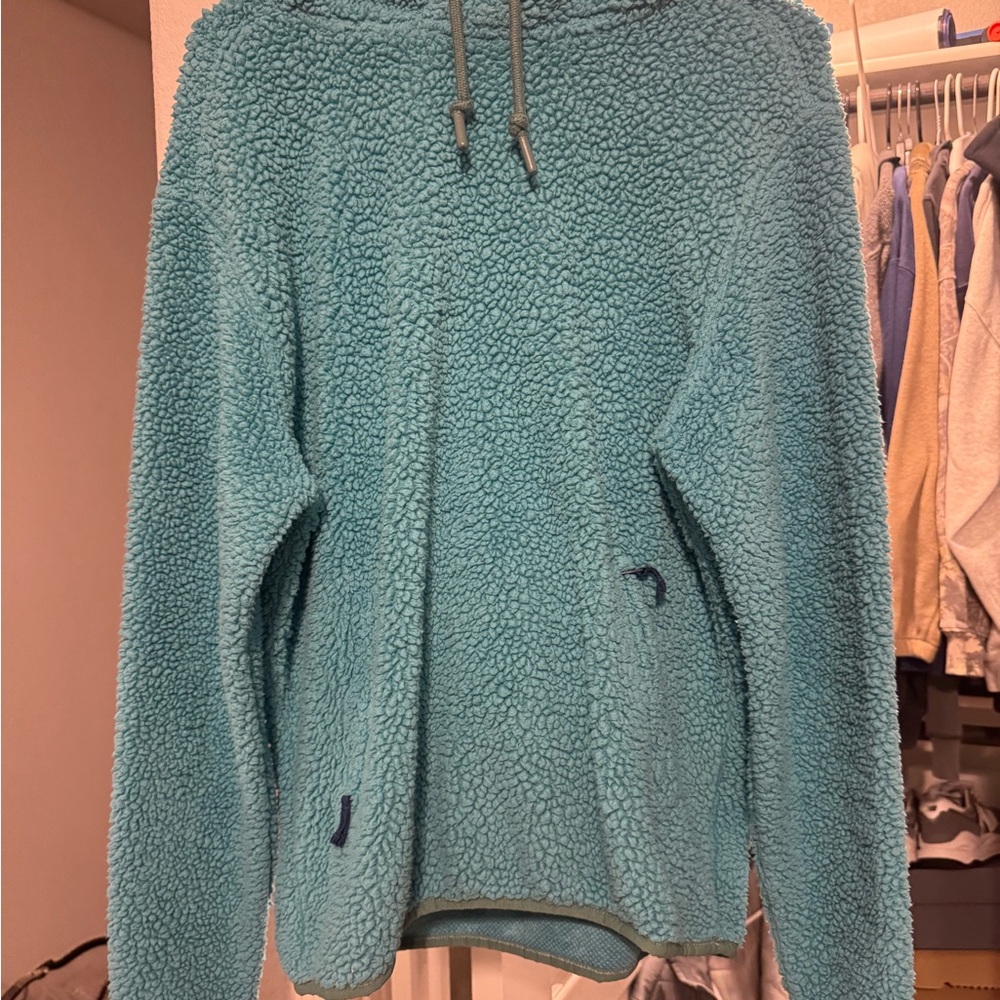 Chubbies Teal high pile hoodie